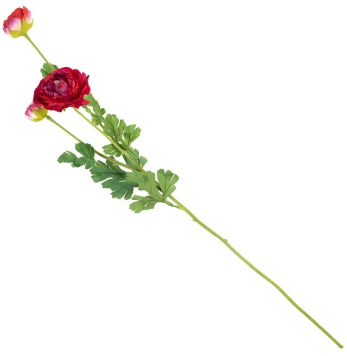 Kunstbloem ranonkel rood