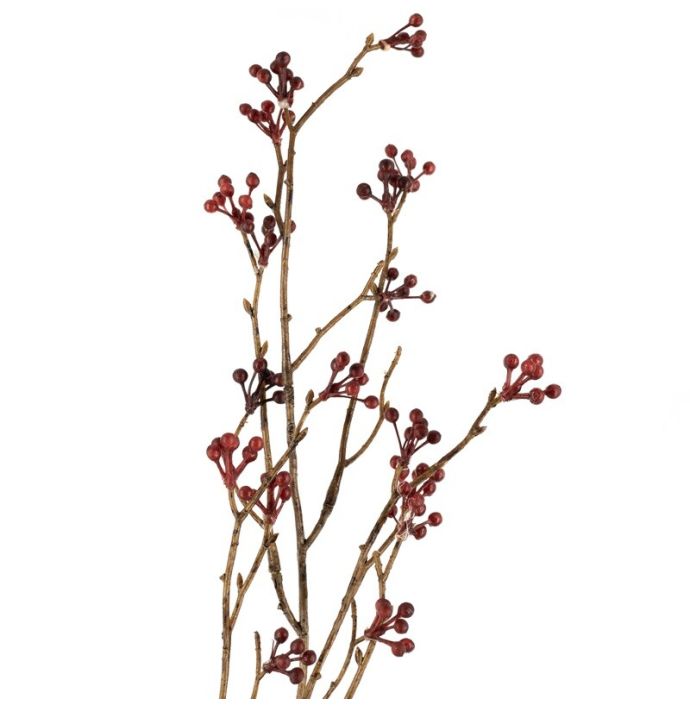 Kunsttak besjes 76cm fuchsia