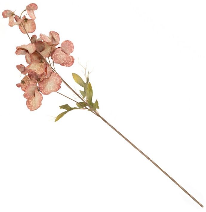 Kunstbloem erwtbloem 74cm roze