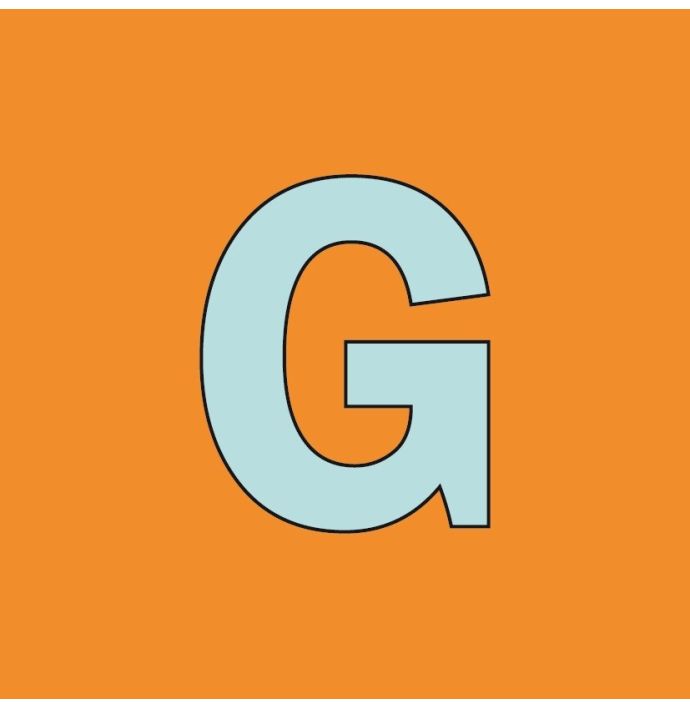 Alfabet tegeltje letter G