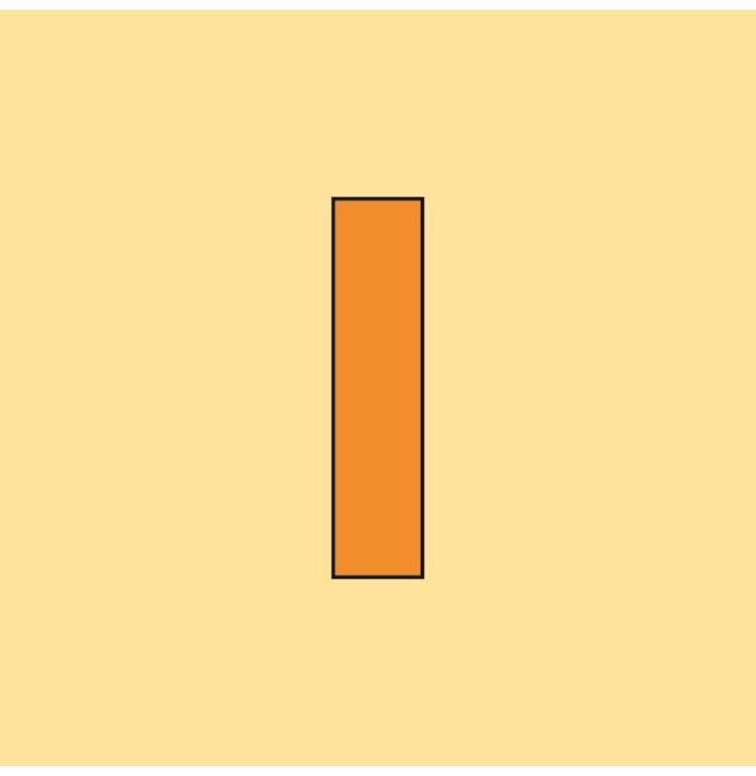 Alfabet tegeltje letter I