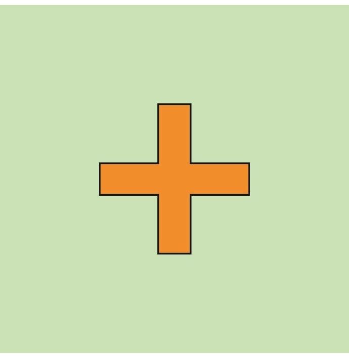 Alfabet tegeltje plus teken