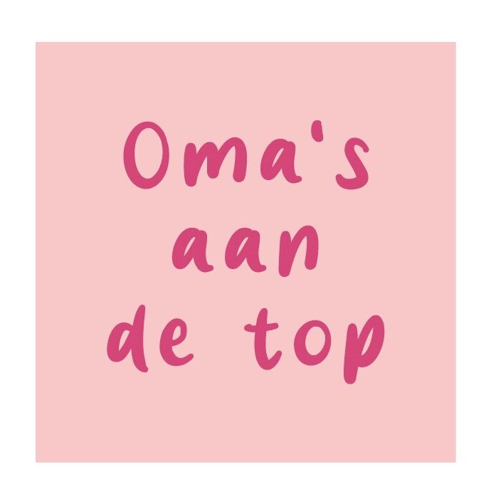Magneettegeltje - Oma's aan de top