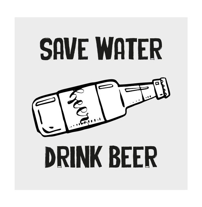 Magneettegeltje - Drink beer