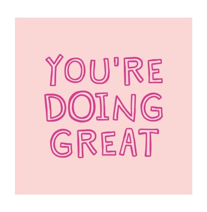 Magneettegeltje - You're doing great