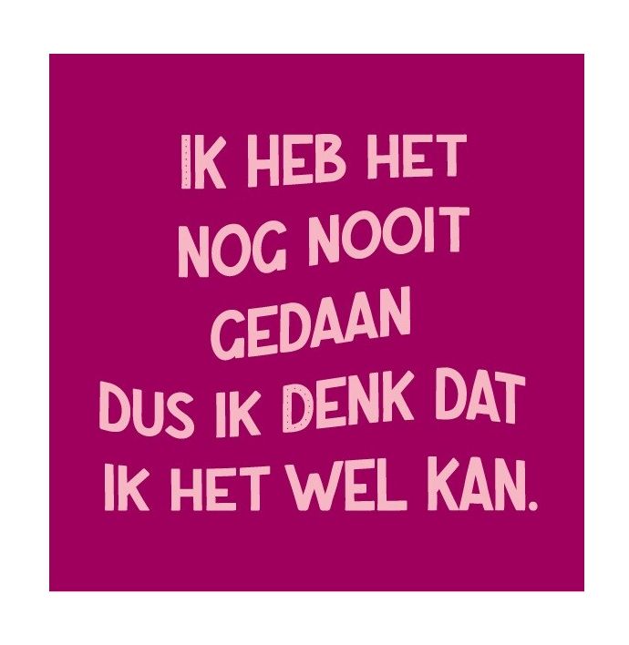 Magneettegeltje - Ik heb het nog nooit gedaan