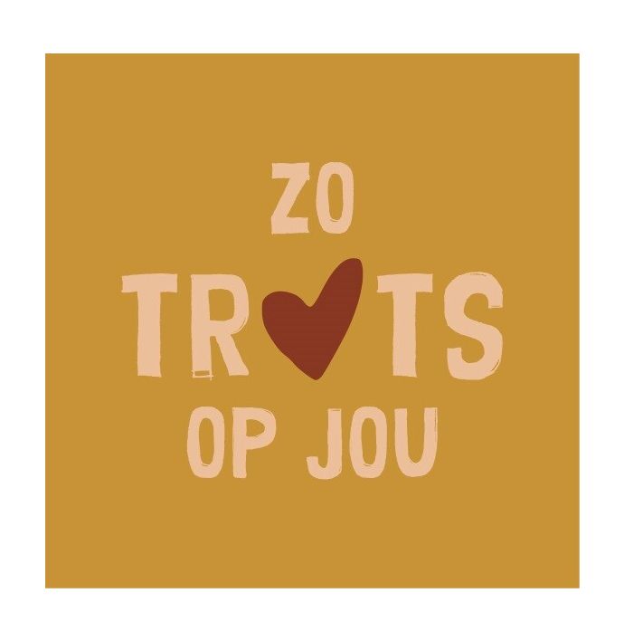 Magneettegeltje - Trots op jou