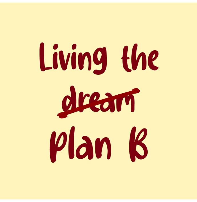 Tegeltje - Living the plan B 