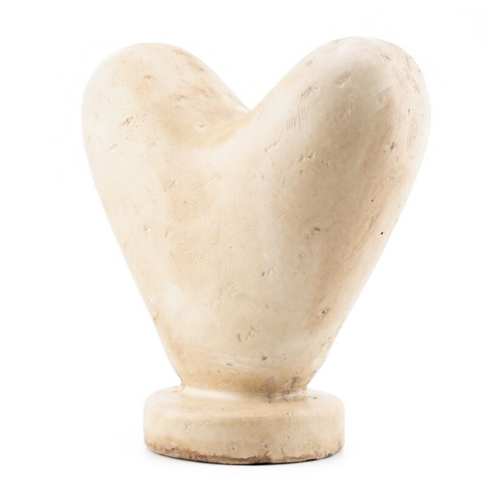 Aardewerk ornament heart