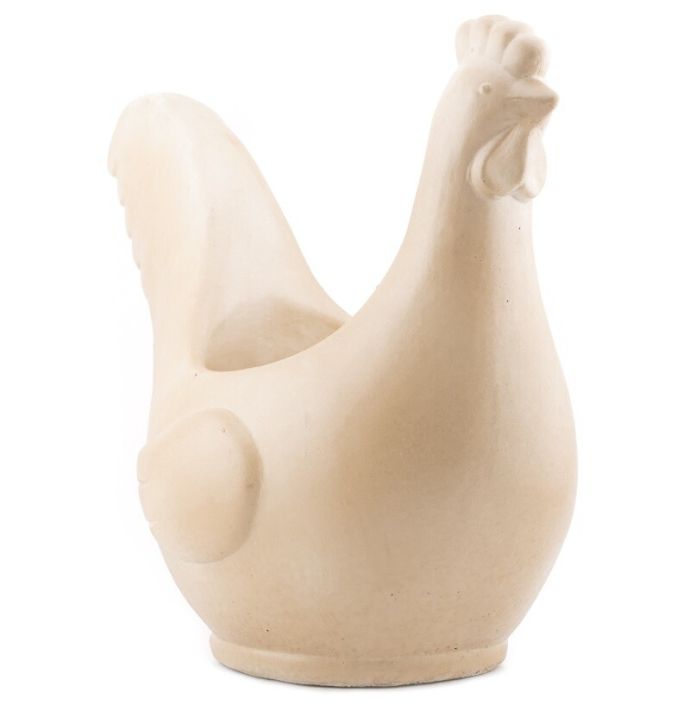 Aardewerk bakje kip L