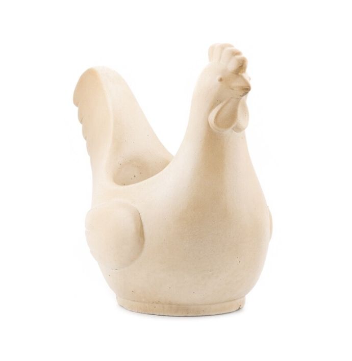 Aardewerk bakje kip S