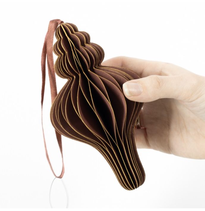 Papieren honeycomb hanger burgundy