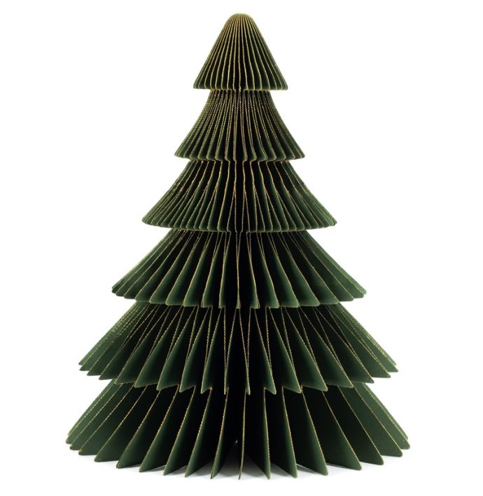Papieren kerstboom groen