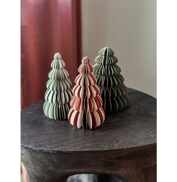 Papieren kerstboom groen