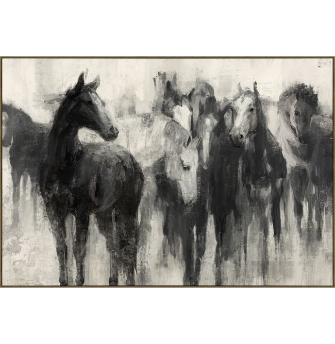 Schilderij Horse Stretch