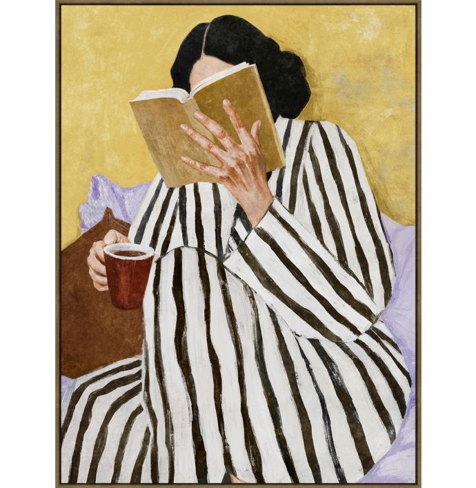 Schilderij Book Muse 