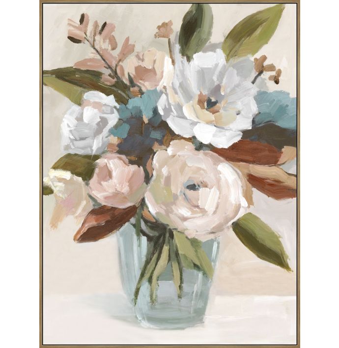 Schilderij bloemenvaas