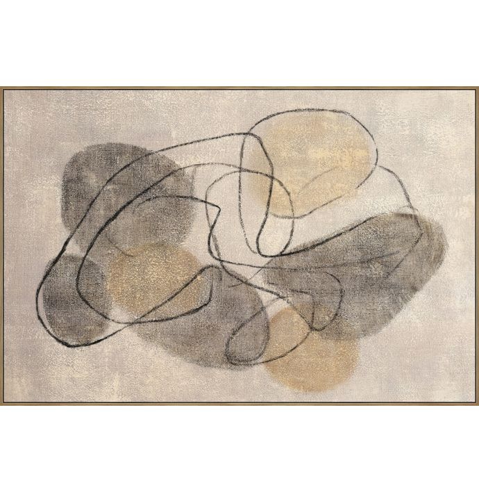 Schilderij organic shapes