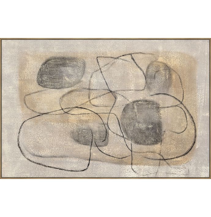 Schilderij organic lines