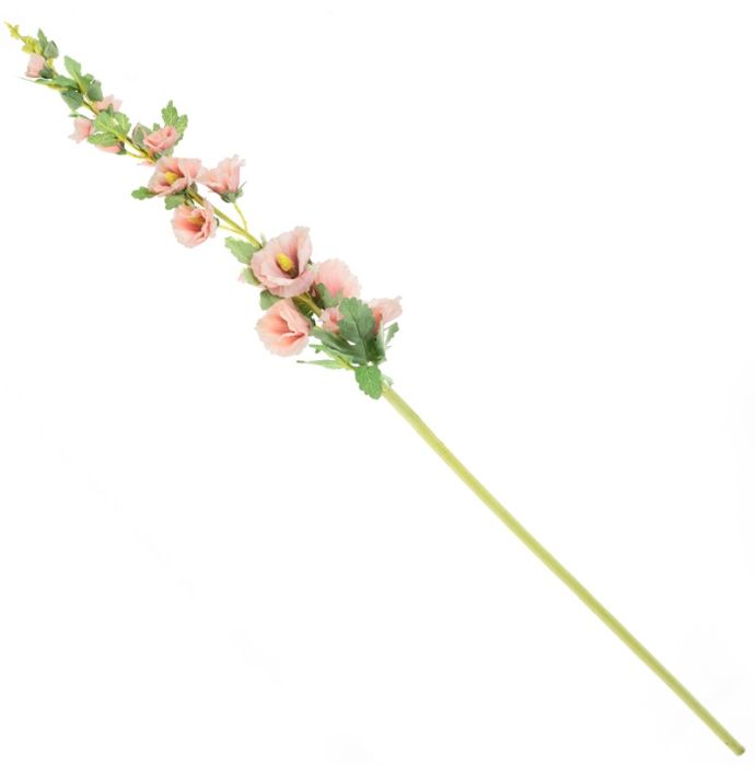 Kunstbloem stokroos peach