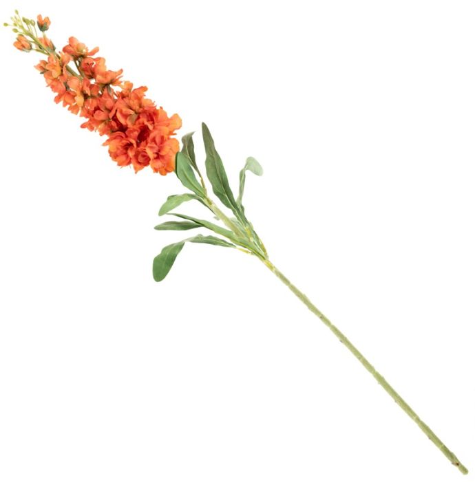 Kunstbloem Zeeuws-knopje oranje