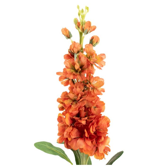 Kunstbloem Zeeuws-knopje oranje