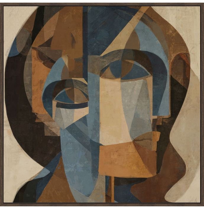Schilderij Cubist Faces