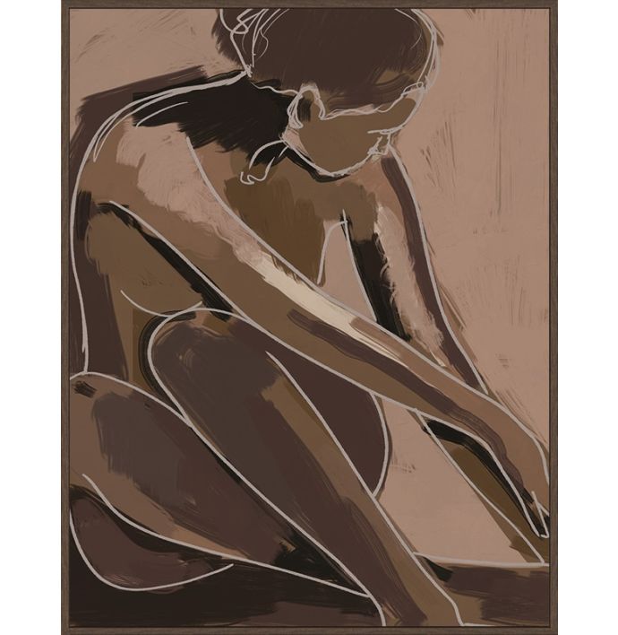 Schilderij Softened Silhouette 