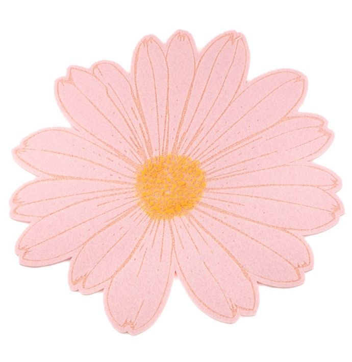 Vilten placemat roze