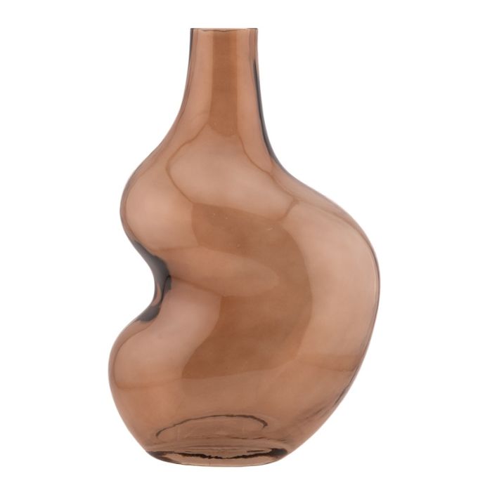 Glazen organische vaas sandstone M