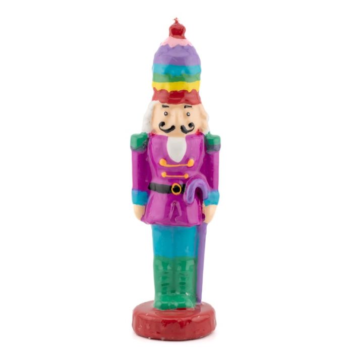 Kaars tinnen soldaat kleurrijk