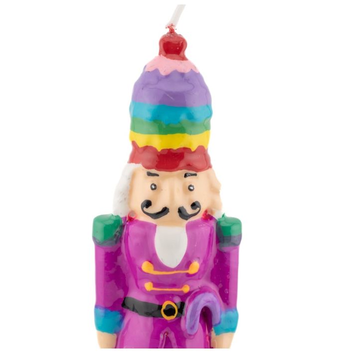 Kaars tinnen soldaat kleurrijk