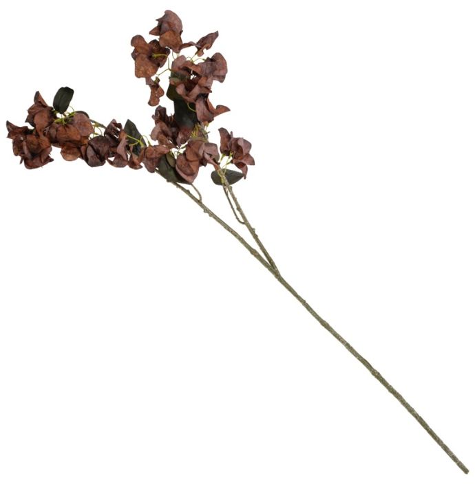 Kunstbloem Bougainvillea 110cm bruin
