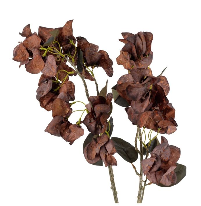 Kunstbloem Bougainvillea 110cm bruin