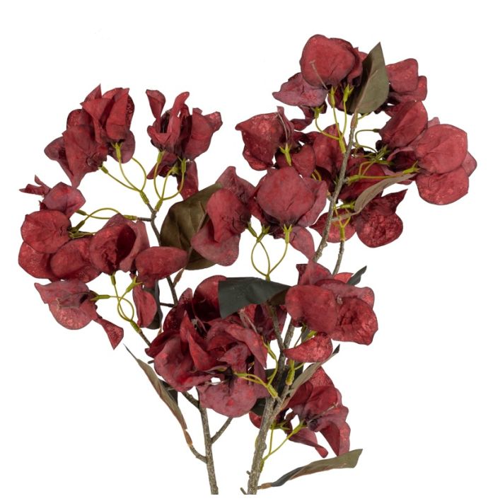 Kunstbloem Bougainvillea 110cm rood