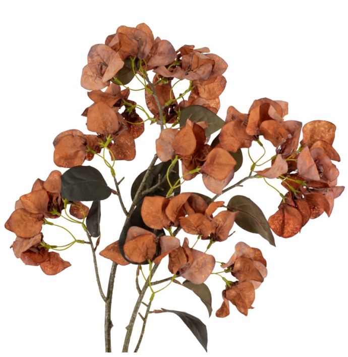 Kunstbloem Bougainvillea 110cm oranje