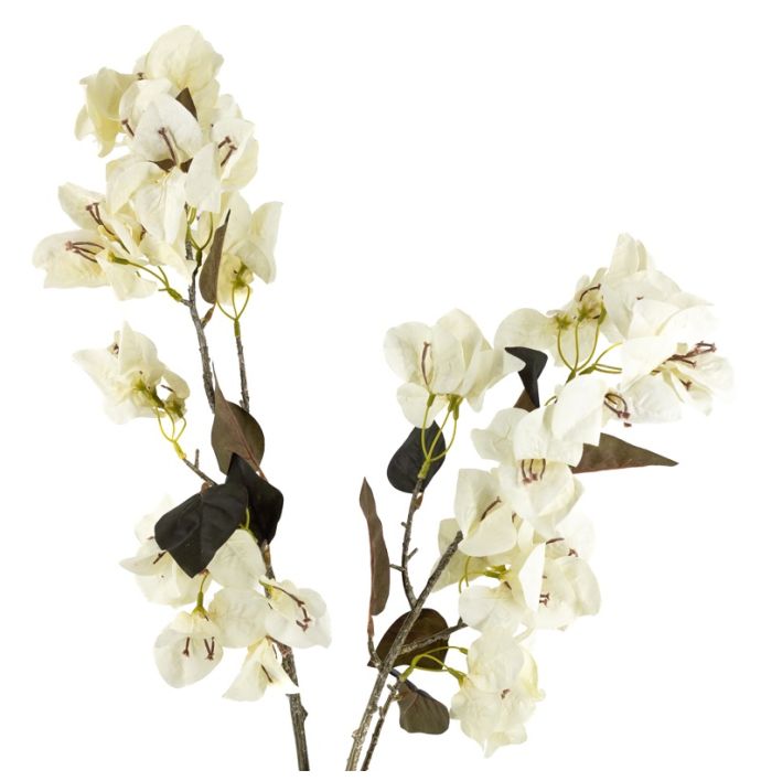 Kunstbloem Bougainvillea 110cm off-white