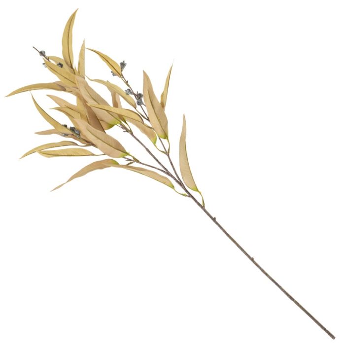 Kunstbloem eucalytpus 103cm oker