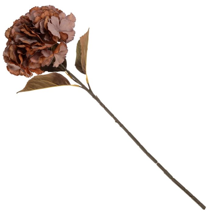 Kunstbloem hortensia 70cm oker