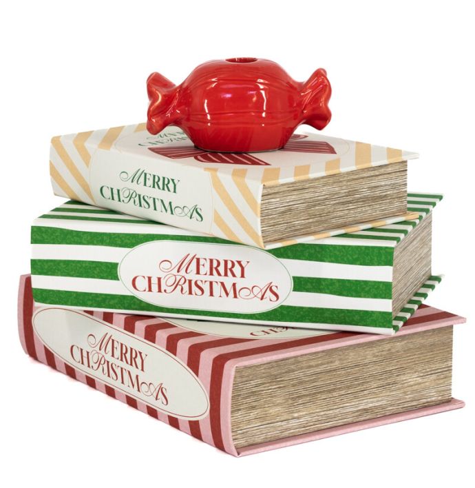 Opbergboek Christmas Green 27x18cm