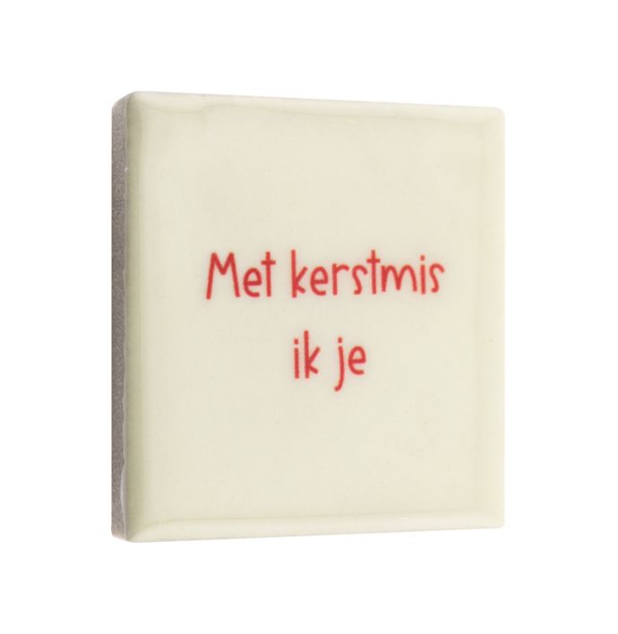 Magneettegeltje Met Kerstmis Ik Je