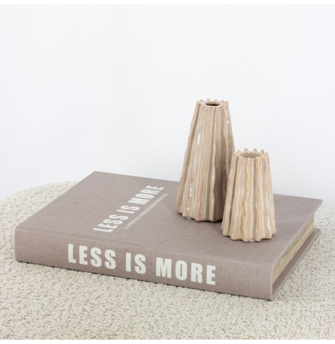 Opbergboek koffietafel less is more 28,5x22cm