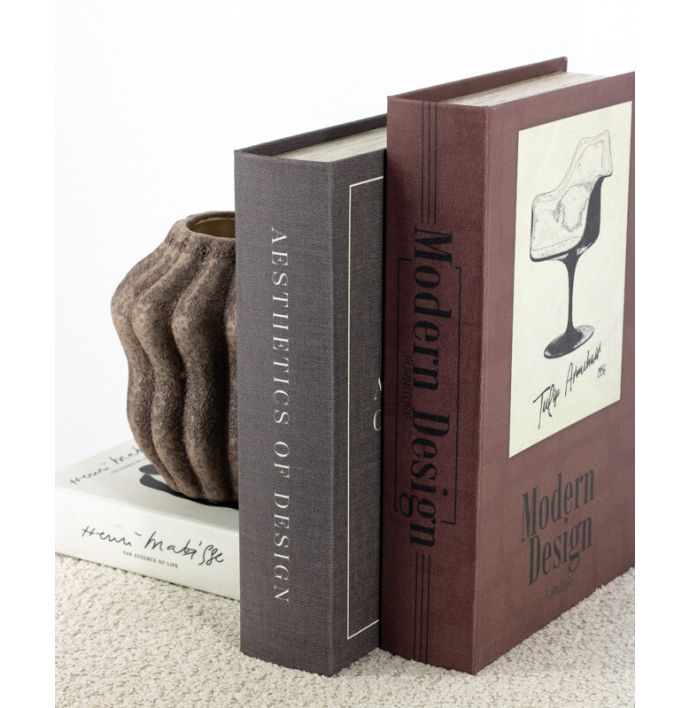 Opbergboek koffietafel modern design 33x22cm