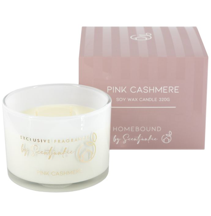 Geurkaars 320g pink cashmere