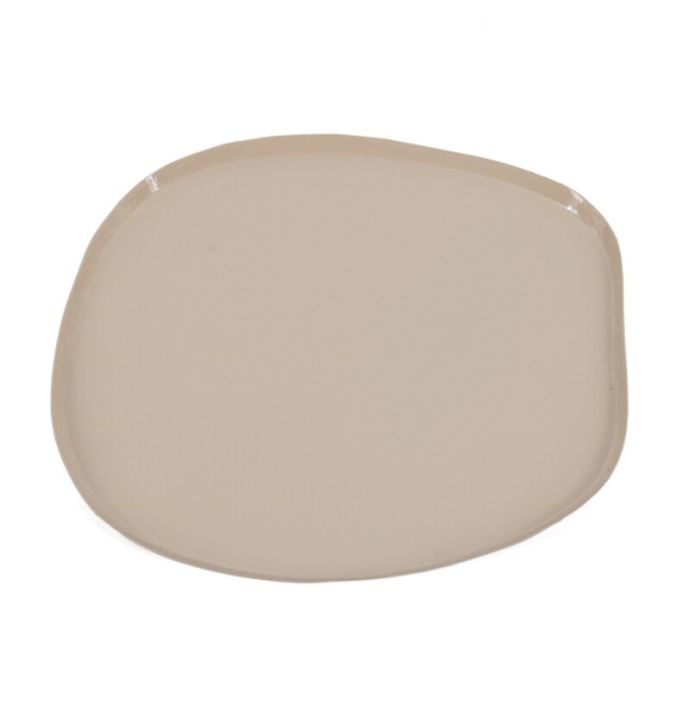 Metalen dienblad Sumi glossy sand