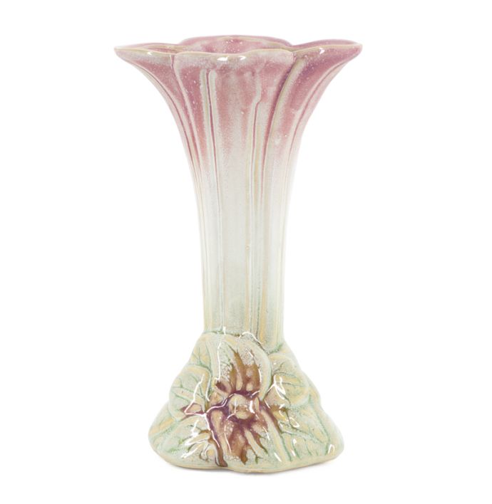 Aardewerk tulpenvaas roze