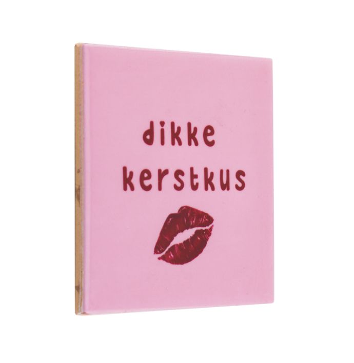 Tegeltje dikke kerstkus