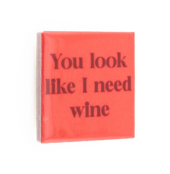Magneettegeltje Wine
