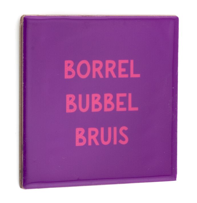 Tegeltje borrel bubbel bruis