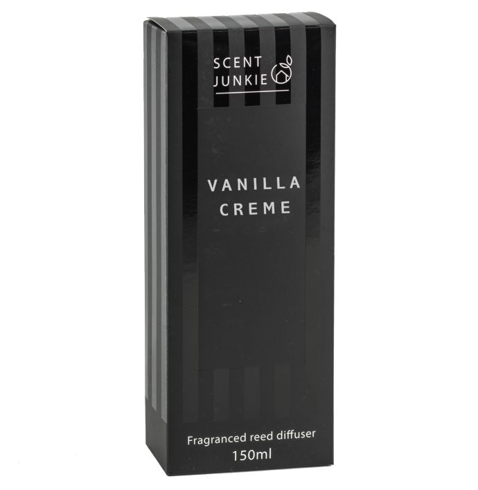 Geurdiffuser met stokjes 150ml vanilla creme